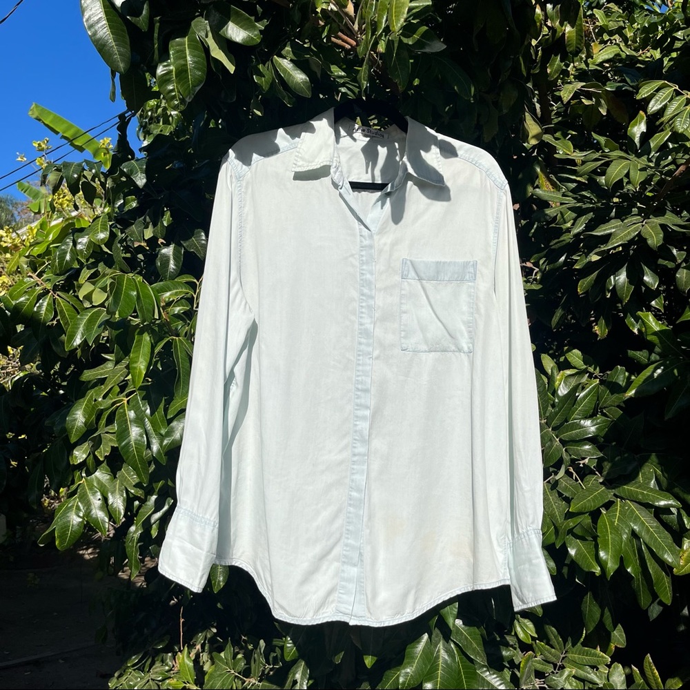Acne Light Blue Casual Button Down Shirt